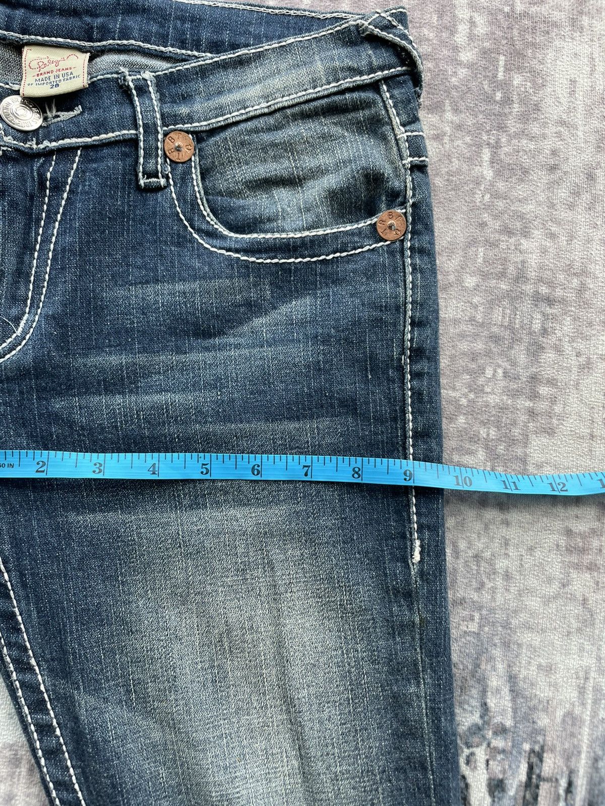 True Religion True Religion Straight Denim Pants Size US 29 - 13 Thumbnail