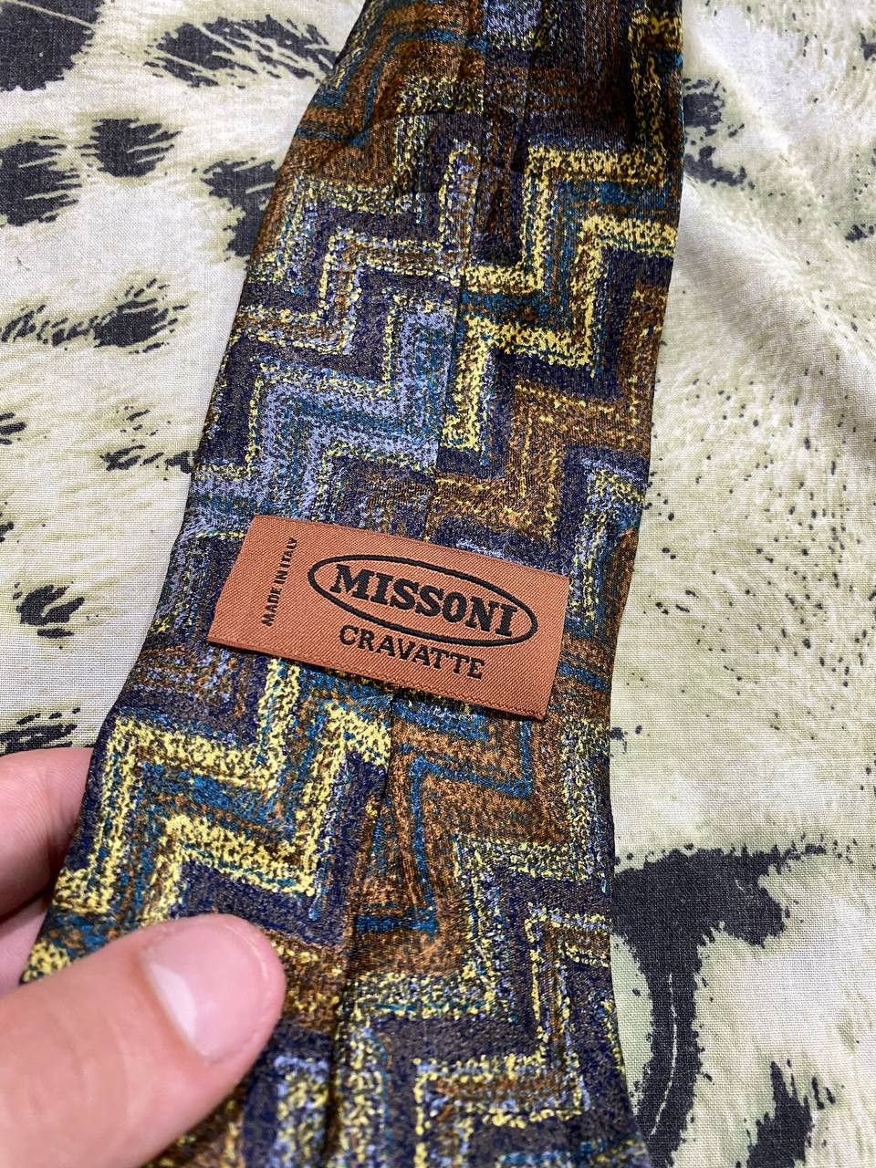 Missoni Missoni Cravatte Multi Colored Silk Tie Size ONE SIZE - 2 Thumbnail