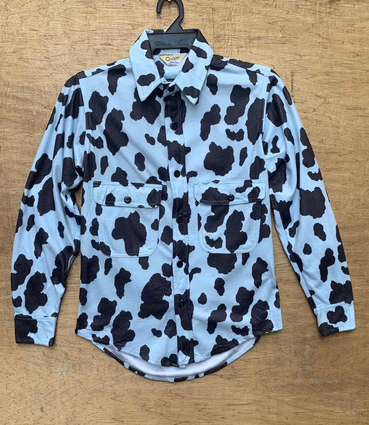 Vintage Vintage Ossipee Cow Camo Button Ups Shirt Made In USA Size US S / EU 44-46 / 1 - 3 Thumbnail