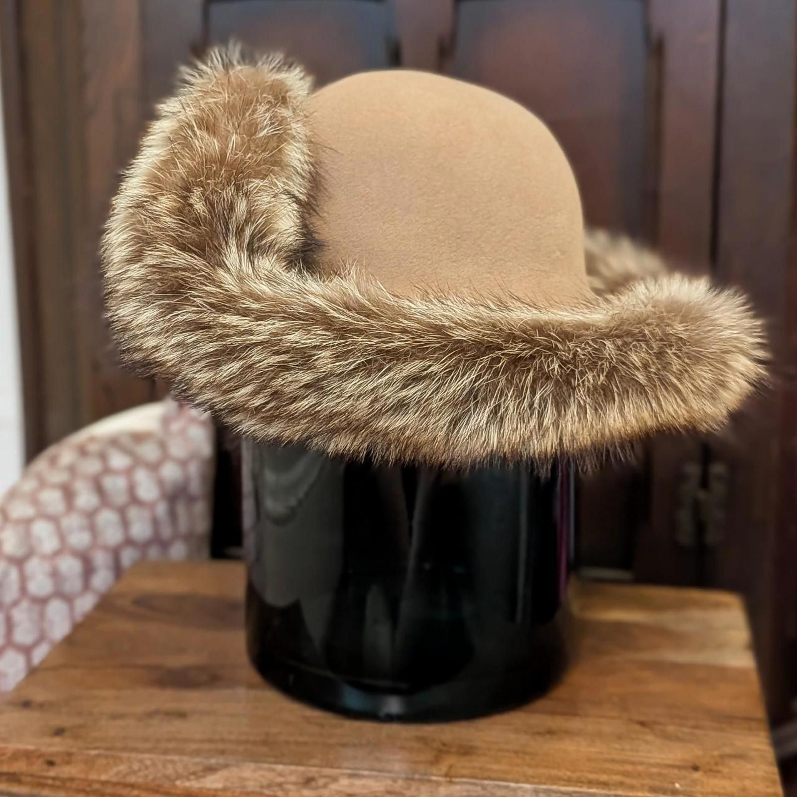 Custom Mink Fur Felted Hat