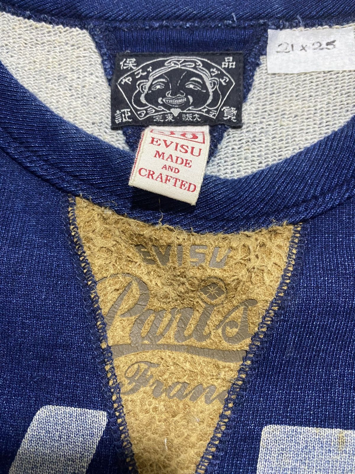 Evisu Vintage EVISU Big Logo Crewneck Sweatshirt from Japan Size US M / EU 48-50 / 2 - 7 Thumbnail