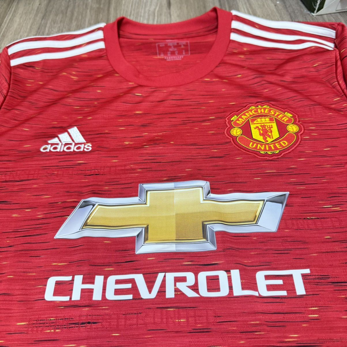 Adidas × Designer Manchester United 20/21 special home shirt #18 Fernandes Size US XL / EU 56 / 4 - 3 Thumbnail