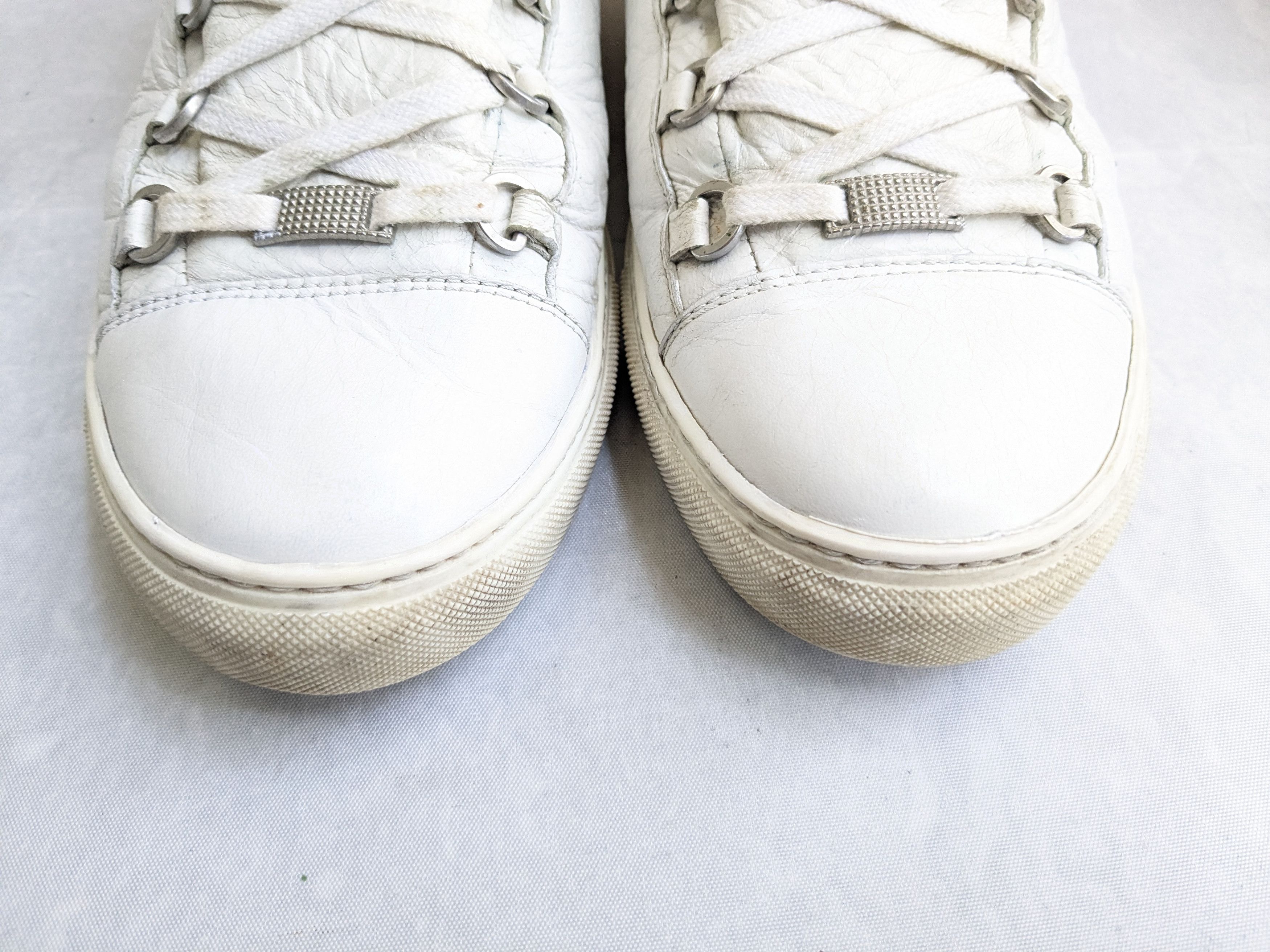 Balenciaga Balenciaga Arena Sneakers White 13 High Tops Leather Size US 13 / EU 46 - 4 Thumbnail