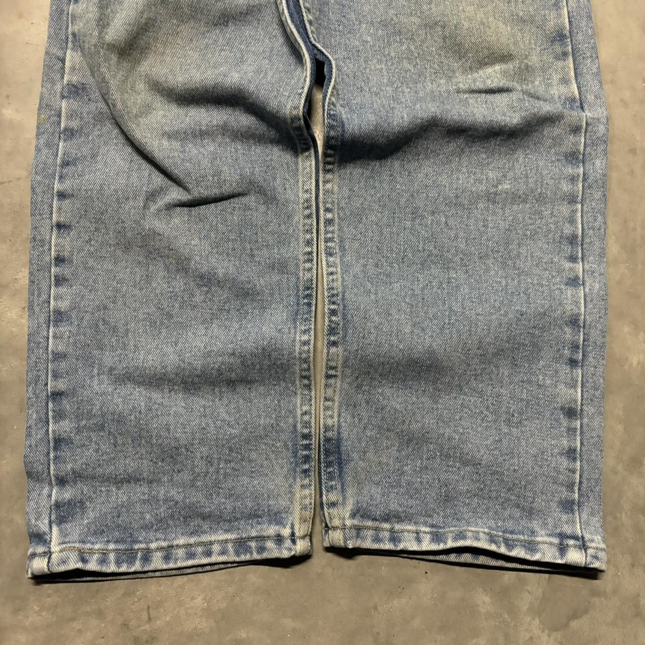 Japanese Brand × Vintage Crazy Vintage Y2K/2000s Grunge Medium Wash Essential Denim Jeans! Size US 34 / EU 50 - 6 Thumbnail