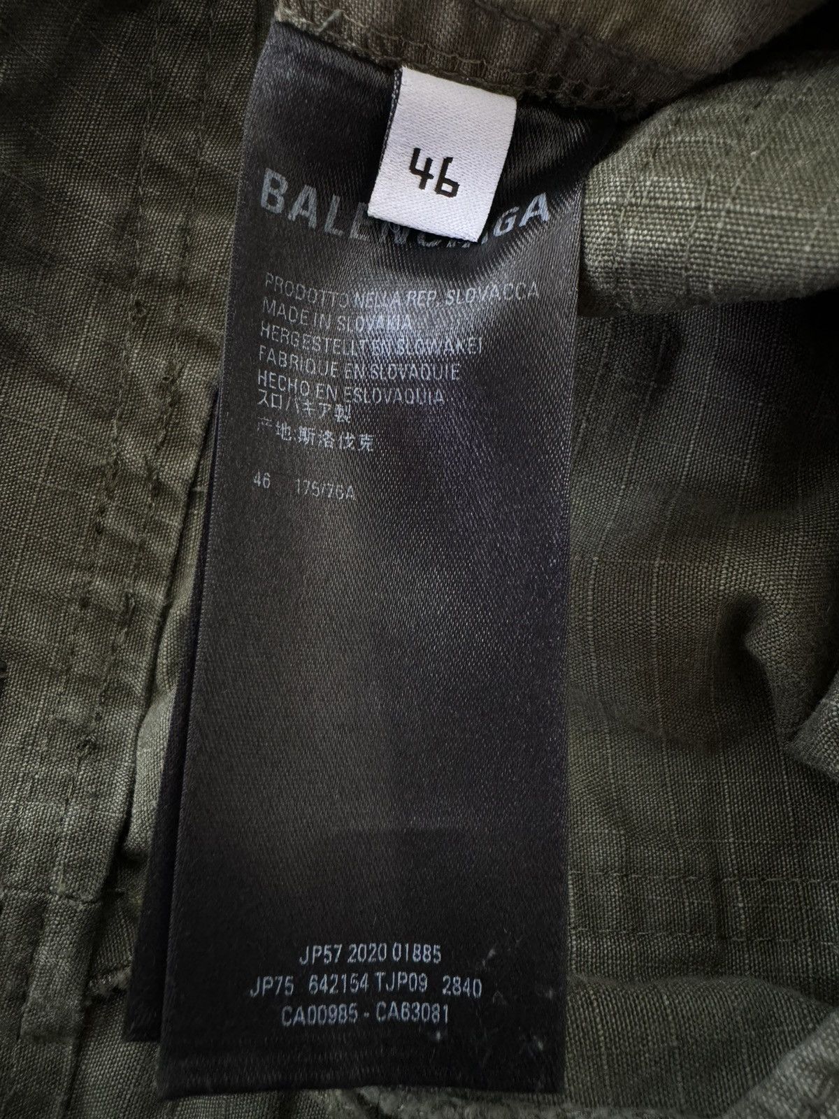 Balenciaga Balenciaga Slim Cargo Khaki Pants 46 Size US 30 / EU 46 - 6 Thumbnail