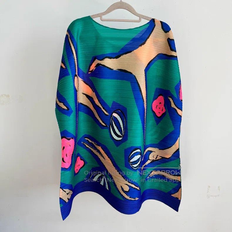 Issey Miyake Issey Miyake Green Long Sleeve Size XXL / US 16-18 / IT 52-54 - 2 Thumbnail