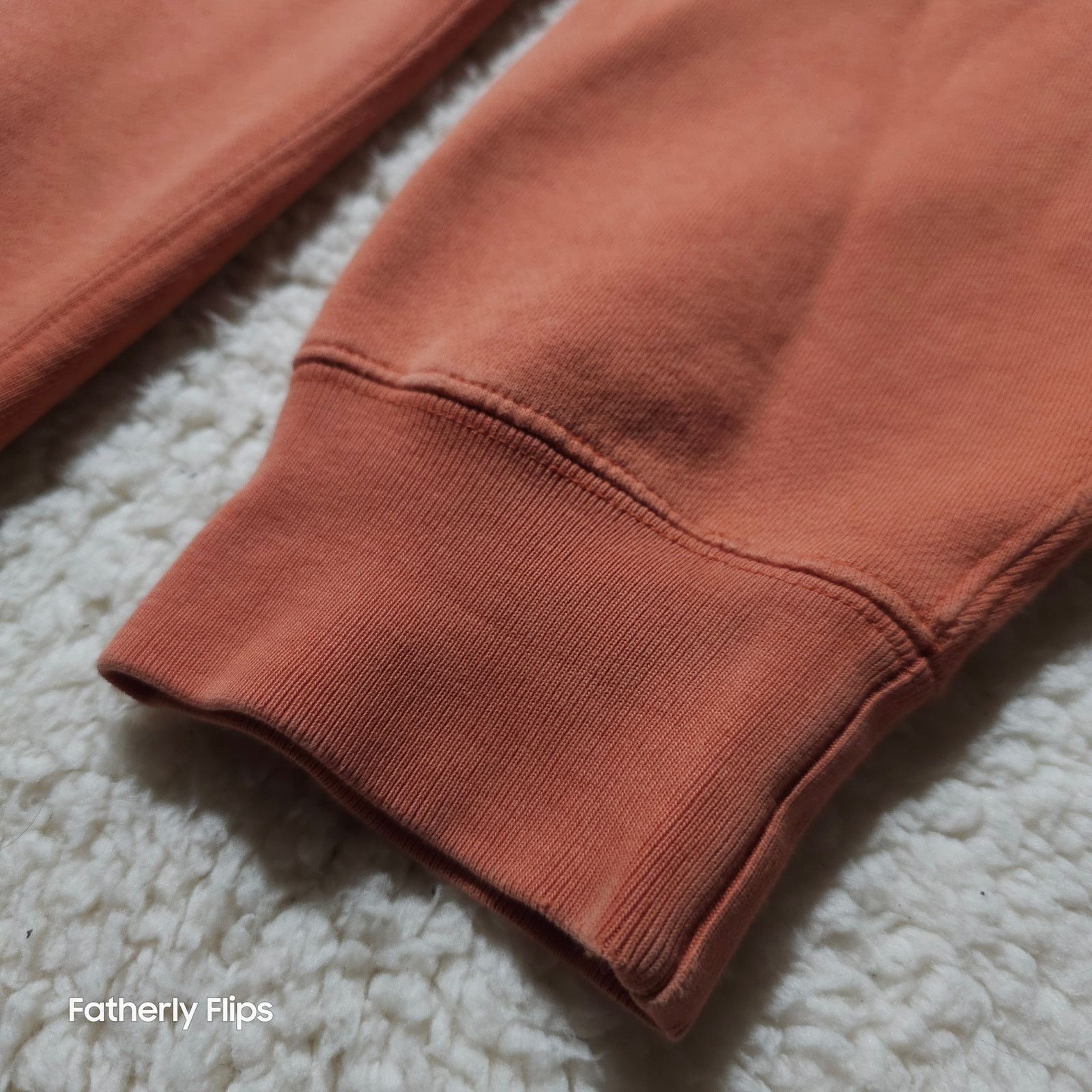 Polo Ralph Lauren Polo Ralph Lauren Burnt Orange Waffle Lined Sweatshirt L Size US L / EU 52-54 / 3 - 6 Thumbnail