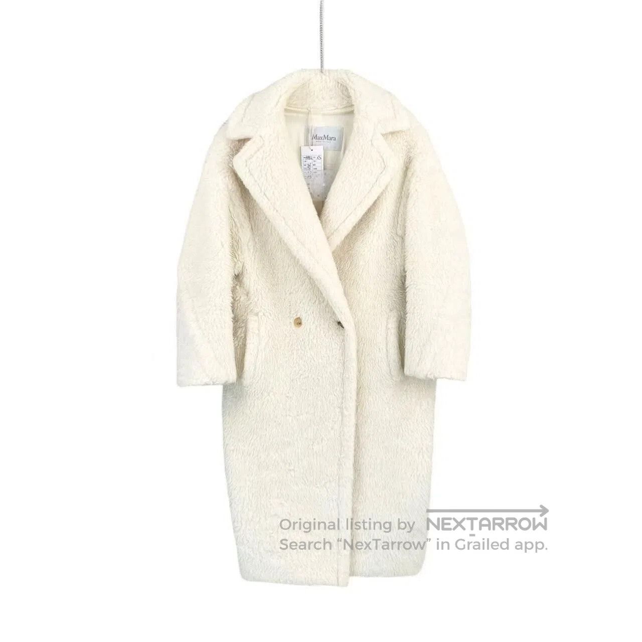 Max Mara Max Mara Teddy white coat| Size XS / US 0-2 / IT 36-38 - 1 Thumbnail