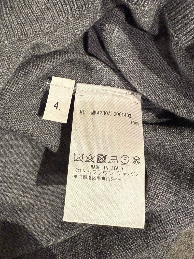 Thom Browne Thom Browne Rare mid-gray four-bar sweater 2503-Nextarrow Size US XL / EU 56 / 4 - 5 Thumbnail