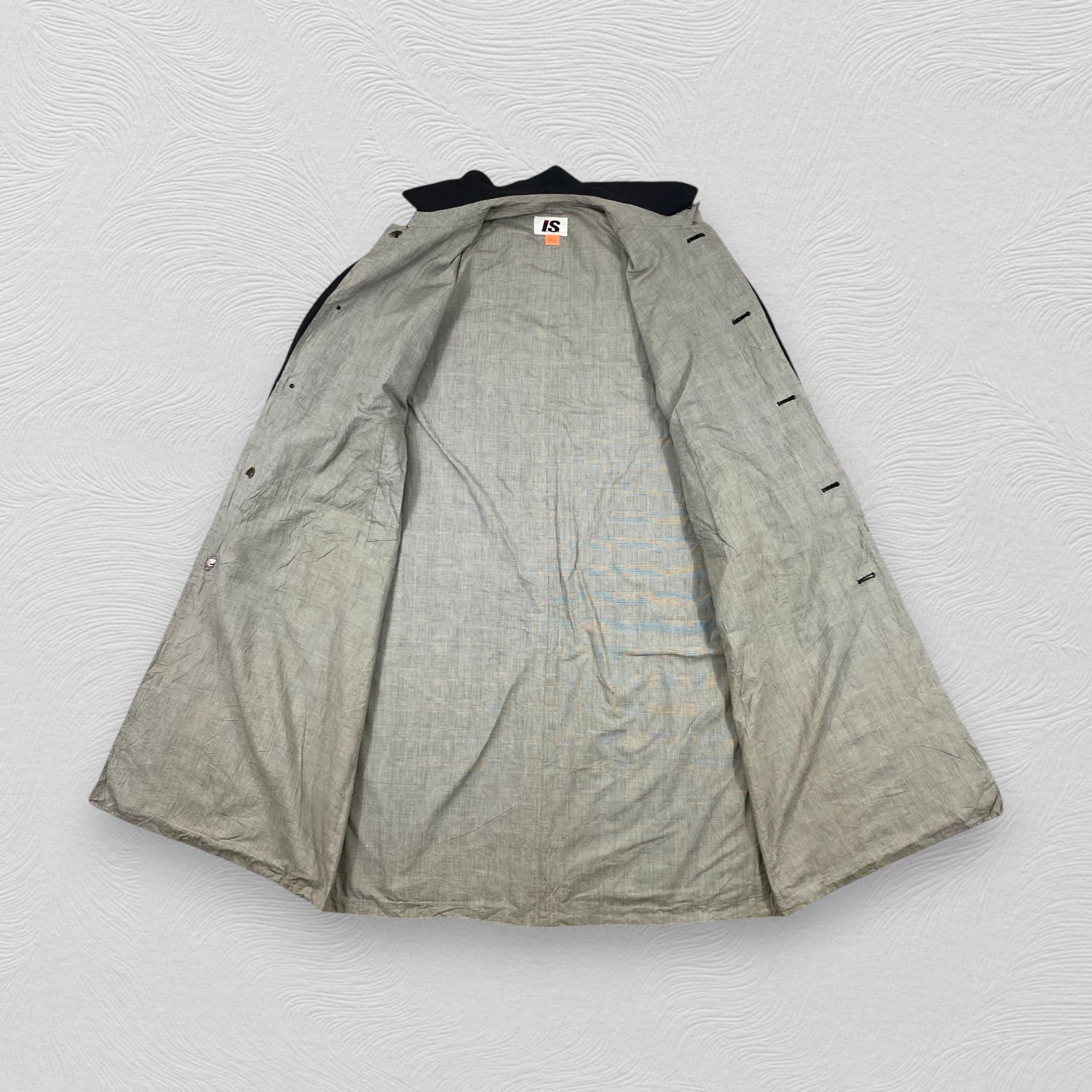 Homme Plisse Issey Miyake Vintage Issey Miyake Long Trench Coat - J351 Size US L / EU 52-54 / 3 - 4 Thumbnail