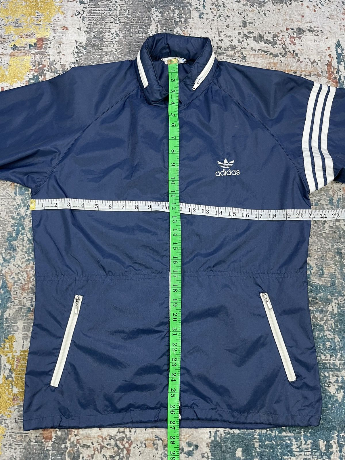 Adidas Vintage Adidas Trifoil Striped Lightweight Windbreaker’s Size US S / EU 44-46 / 1 - 14 Thumbnail