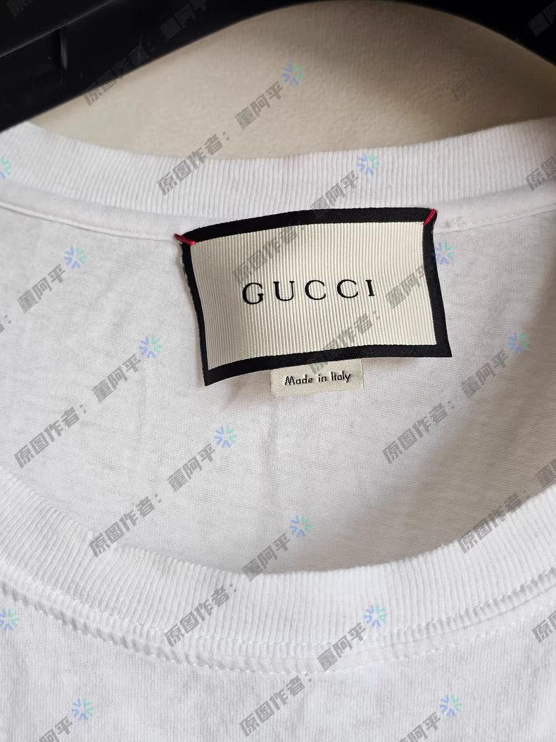 Gucci classic gucci vintage logo white t-shirt Size US L / EU 52-54 / 3 - 6 Thumbnail