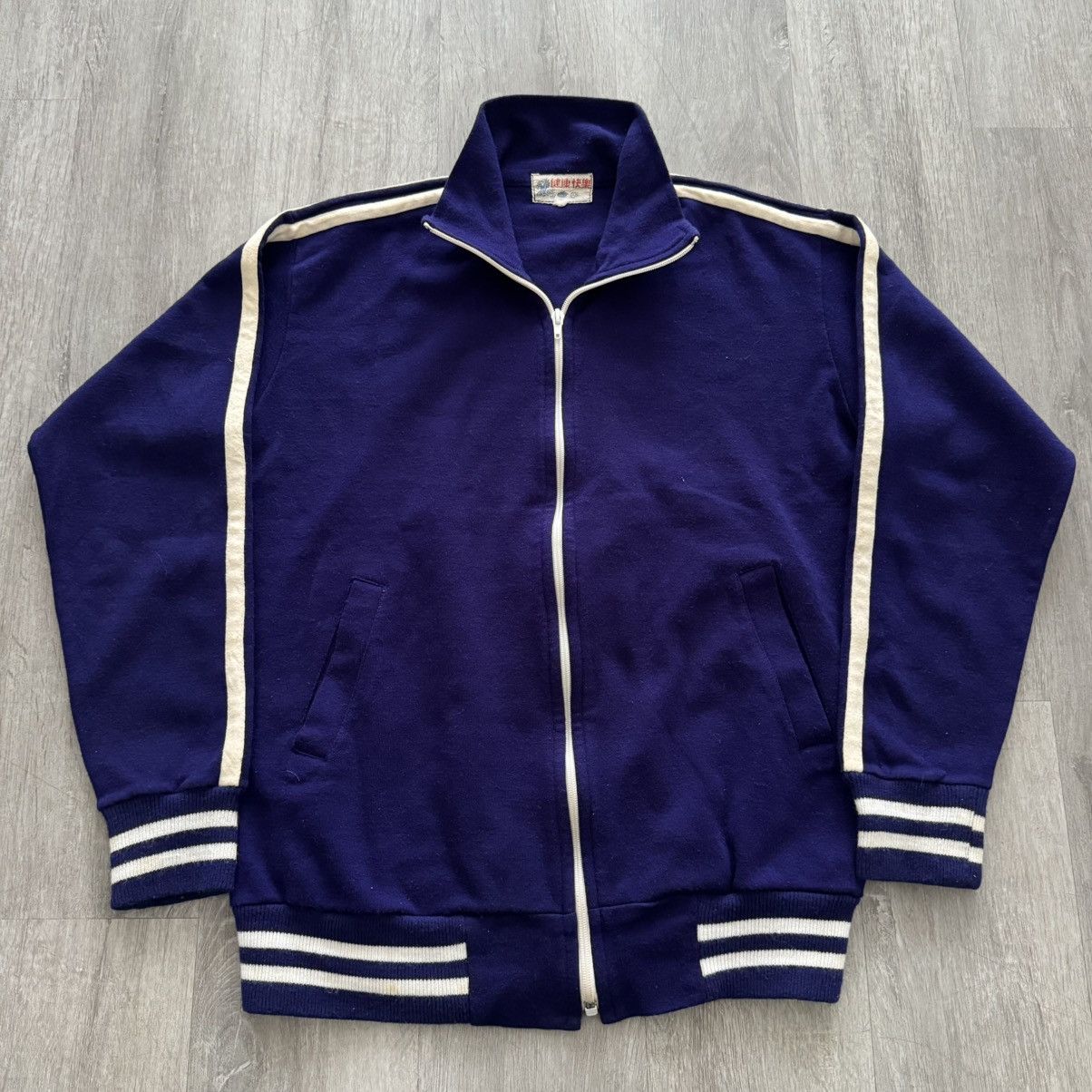 Vintage True Vintage Jacket Medium Blue 60s 70s Zip Up Japan Korea Size US M / EU 48-50 / 2 - 1 Thumbnail