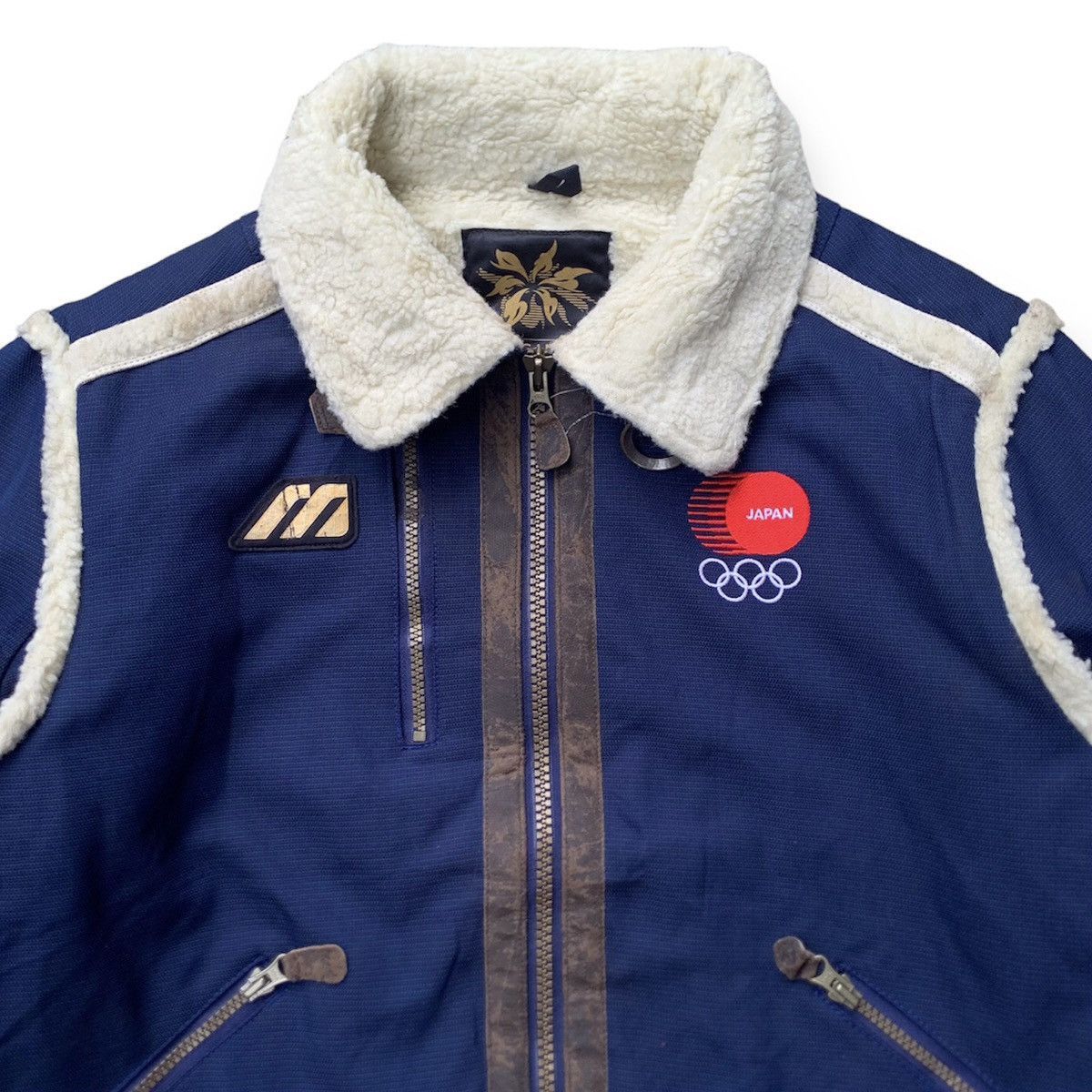 Mizuno Vintage 1998 Mizuno Nagano Olympic Sherpa Jacket Japan Size US S / EU 44-46 / 1 - 6 Thumbnail