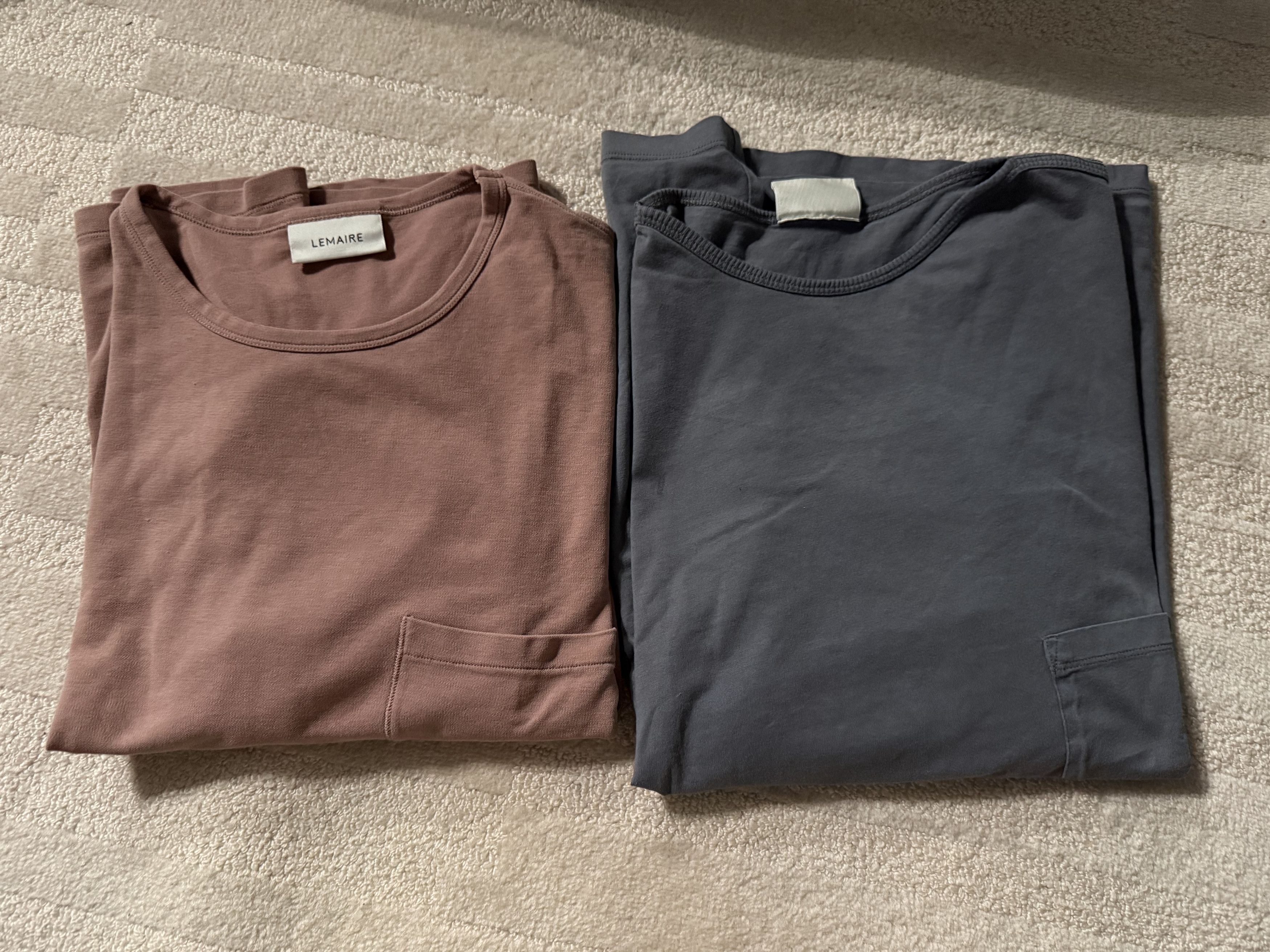 Lemaire Two lemaire t shirts Size US S / EU 44-46 / 1 - 1 Preview