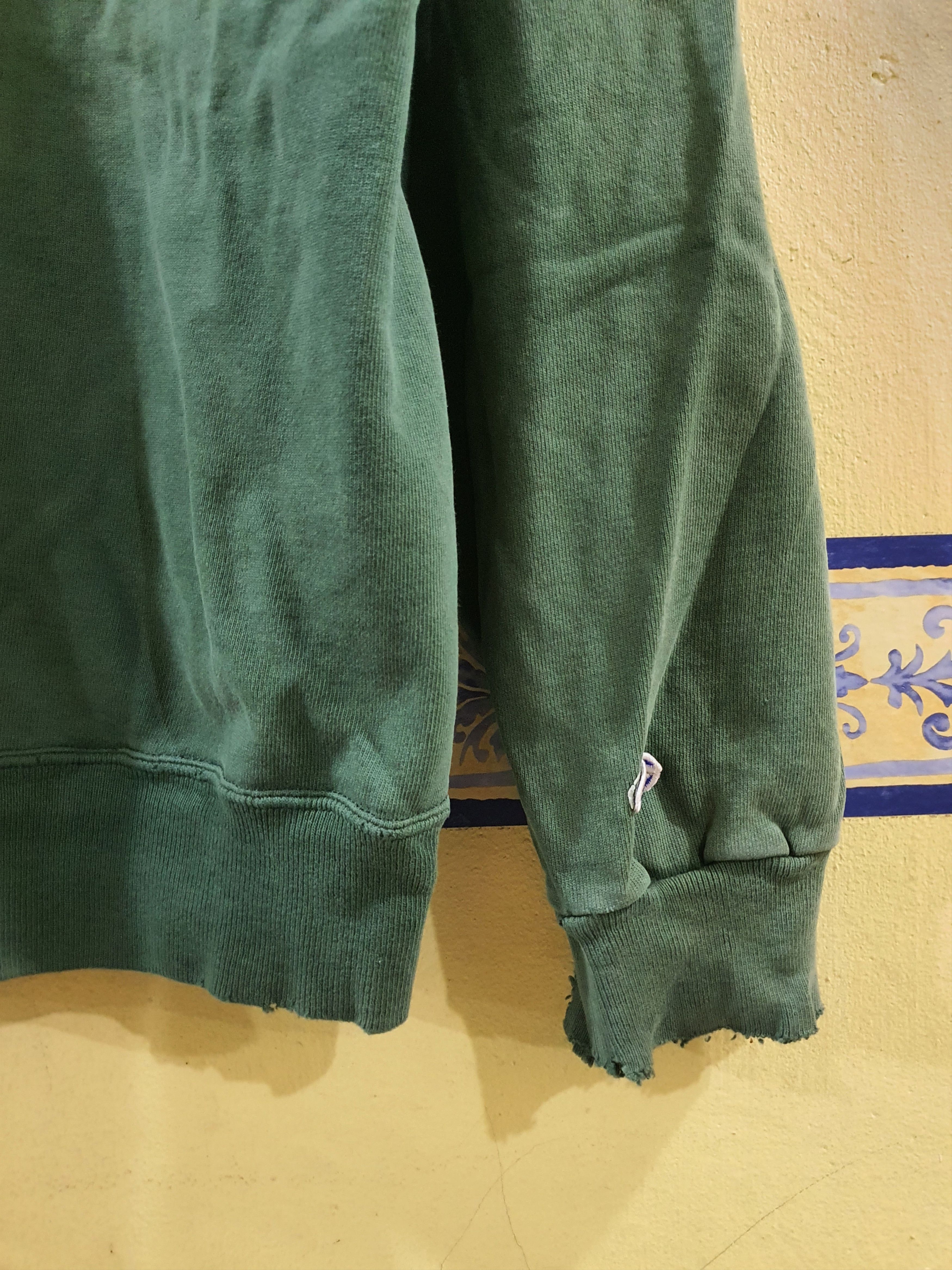 Champion vintage trash faded green Champion crewneck sweatshirt Size US M / EU 48-50 / 2 - 8 Thumbnail