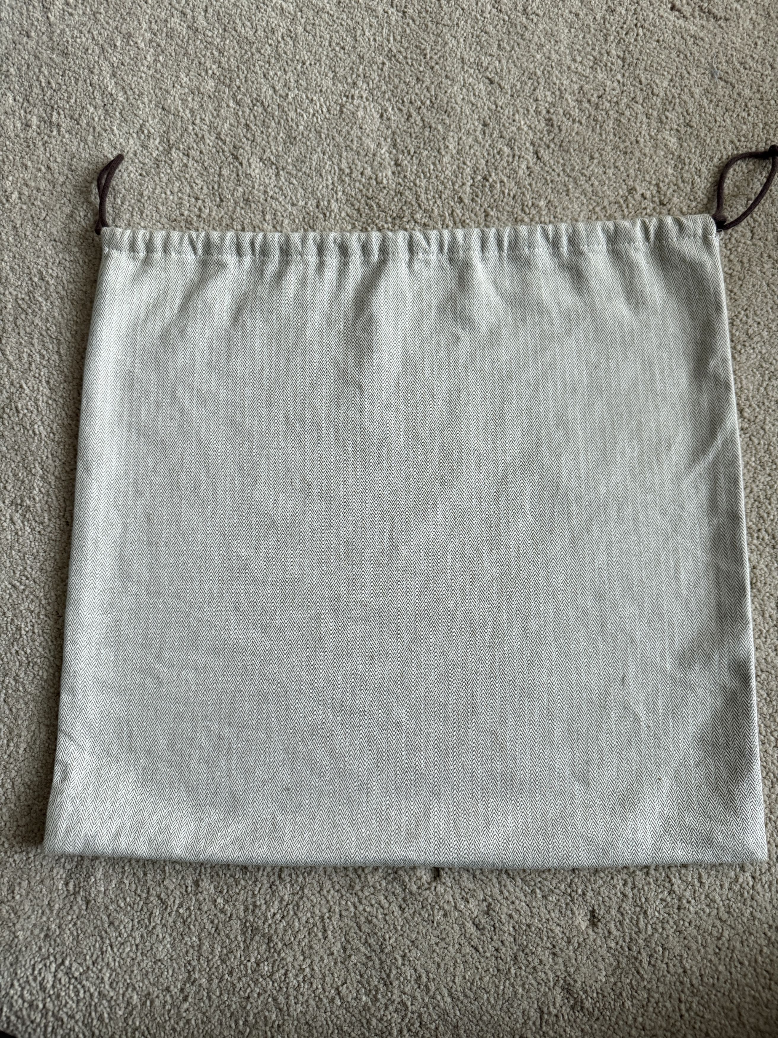 Hermes Authentic Hermes Herringbone Tweed Drawstring Storage Size ONE SIZE - 4 Thumbnail