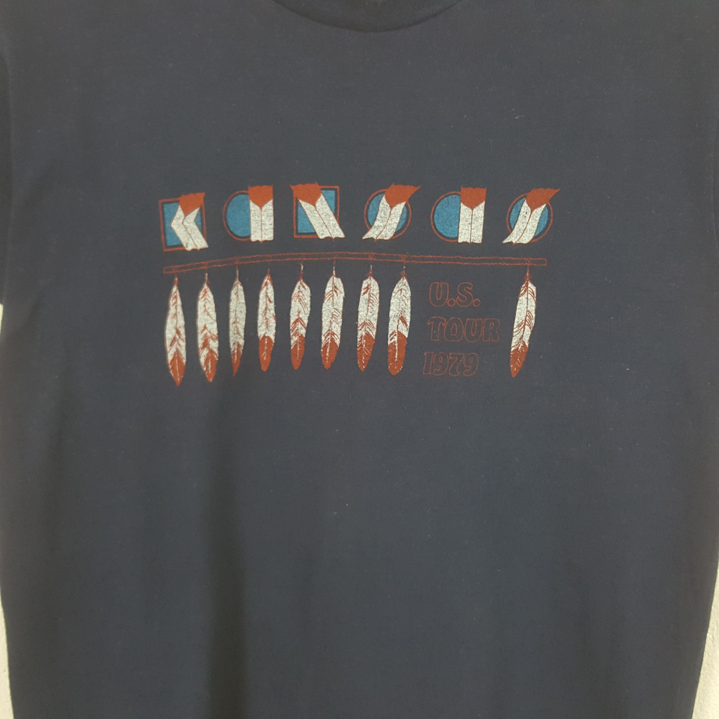 Vintage Vintage 90's Kansas Rock Band DB Sound JBL Tshirt RR28 Size US S / EU 44-46 / 1 - 4 Thumbnail