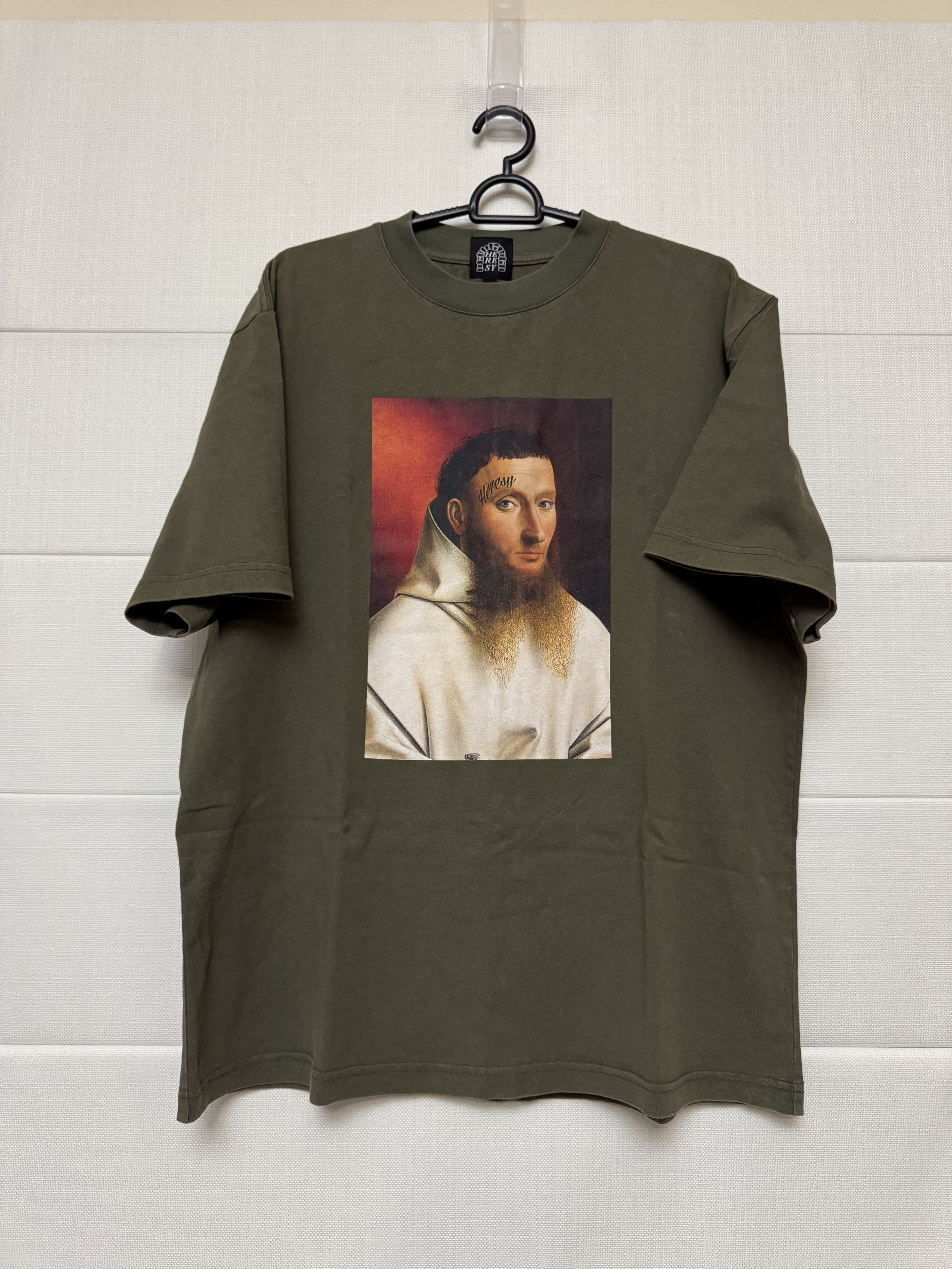 HERESY Heresy Renaissance Graphic Tee – L – Olive Green Size US L / EU 52-54 / 3 - 1 Thumbnail