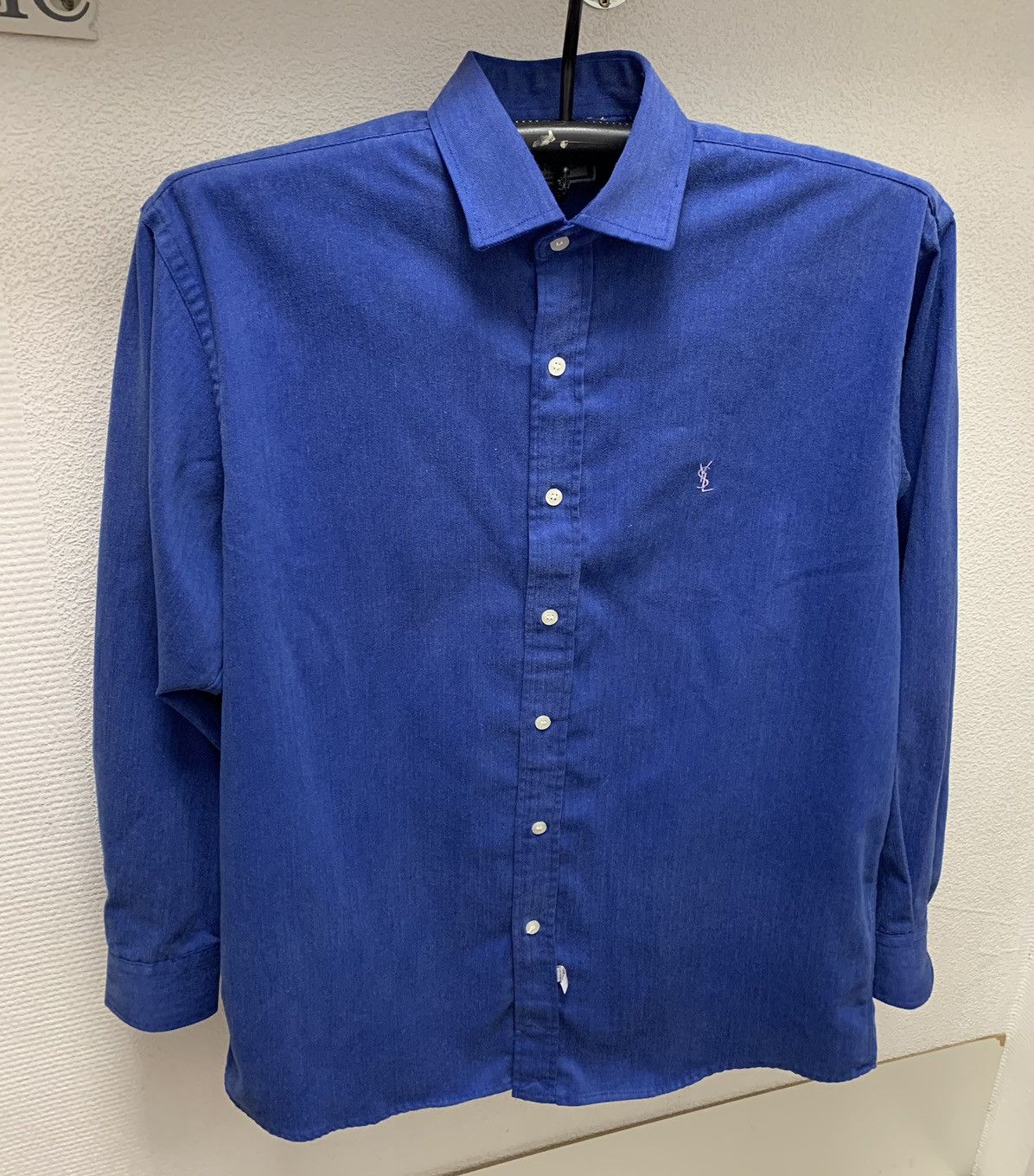 Yves Saint Laurent Yves Saint Laurent YSL Vintage overshirt shirt denim M-L sz Size US M / EU 48-50 / 2 - 2 Thumbnail