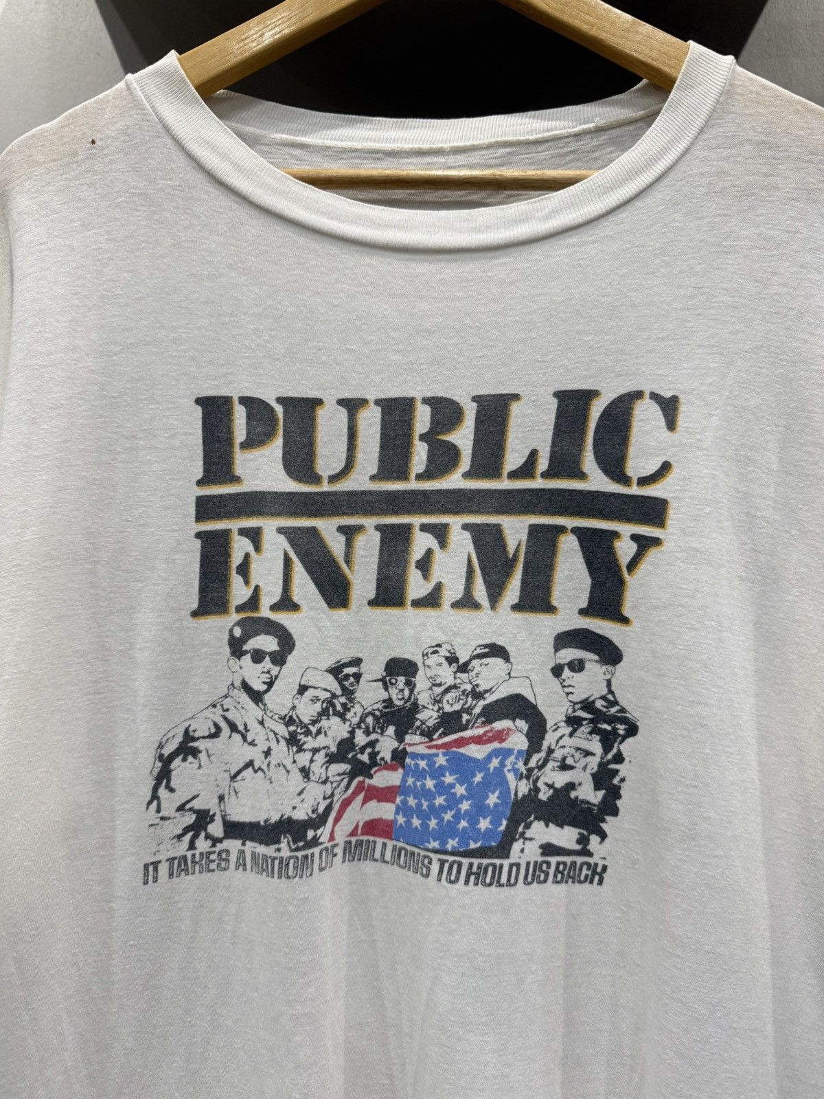 Other Vintage 90s Public Enermy T-Shirt Size US XL / EU 56 / 4 - 1 Thumbnail