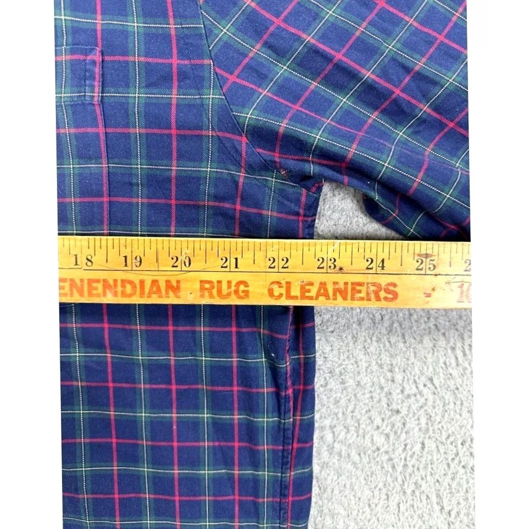Vineyard Vines Vineyard Vines Murray Button Down Shirt Mens Medium Blue Plaid Classic Fit Knit Cotton Pocket Ocean Size US M / EU 48-50 / 2 - 6 Thumbnail