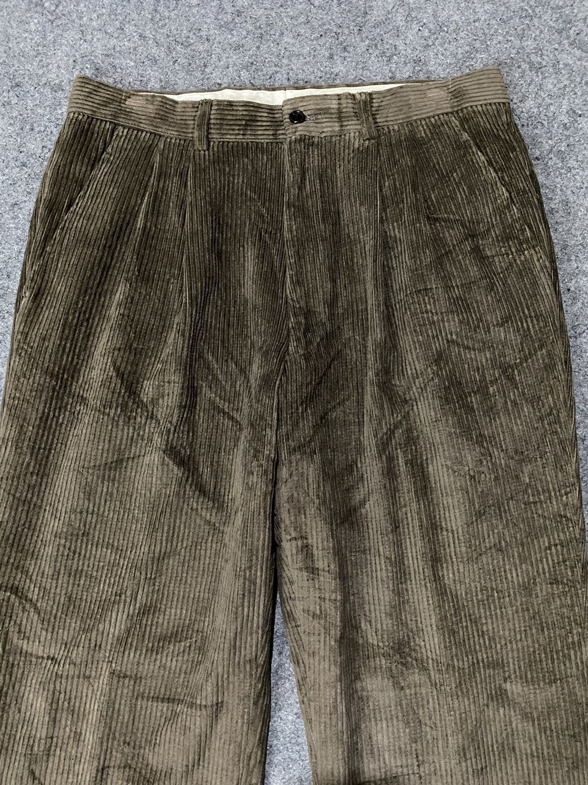 Christian Dior Monsieur 90s Christian Dior Monsieur Corduroy Pants Size US 33 - 2 Thumbnail