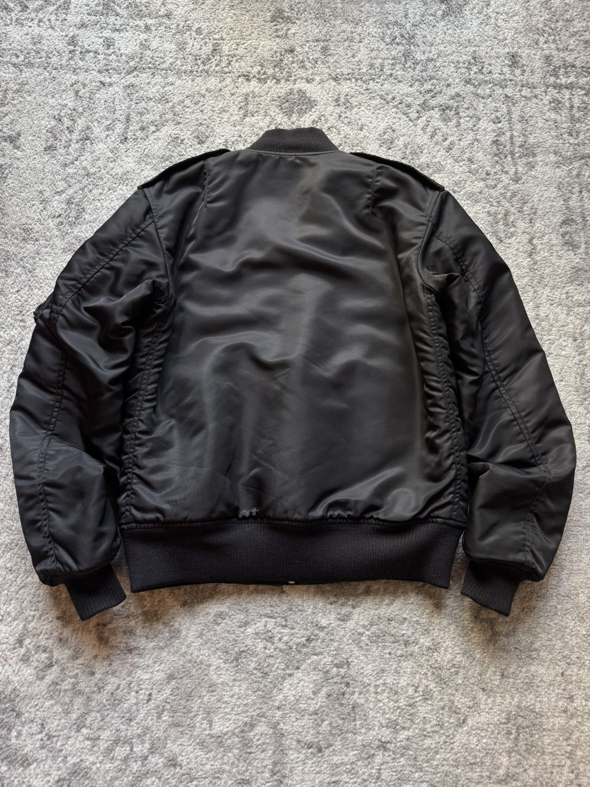 Hedi Slimane Hedi Slimane SLP 2015 MA-1 Pilot basic flight bomber jacket Size US S / EU 44-46 / 1 - 3 Thumbnail