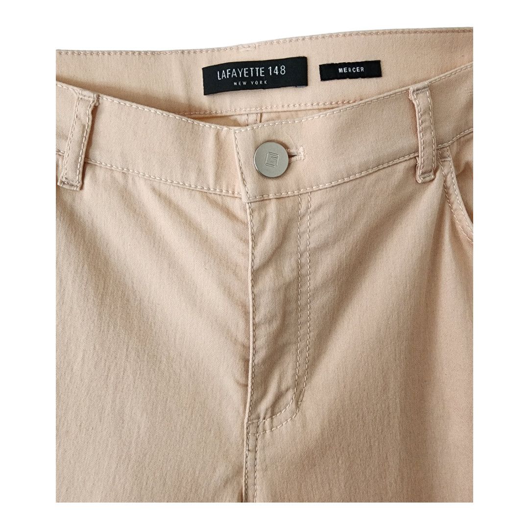 Lafayette 148 Lafayette 148 New York Blush Mercer Stretch Skinny Pants 4 Size 27" / US 4 / IT 40 - 4 Thumbnail