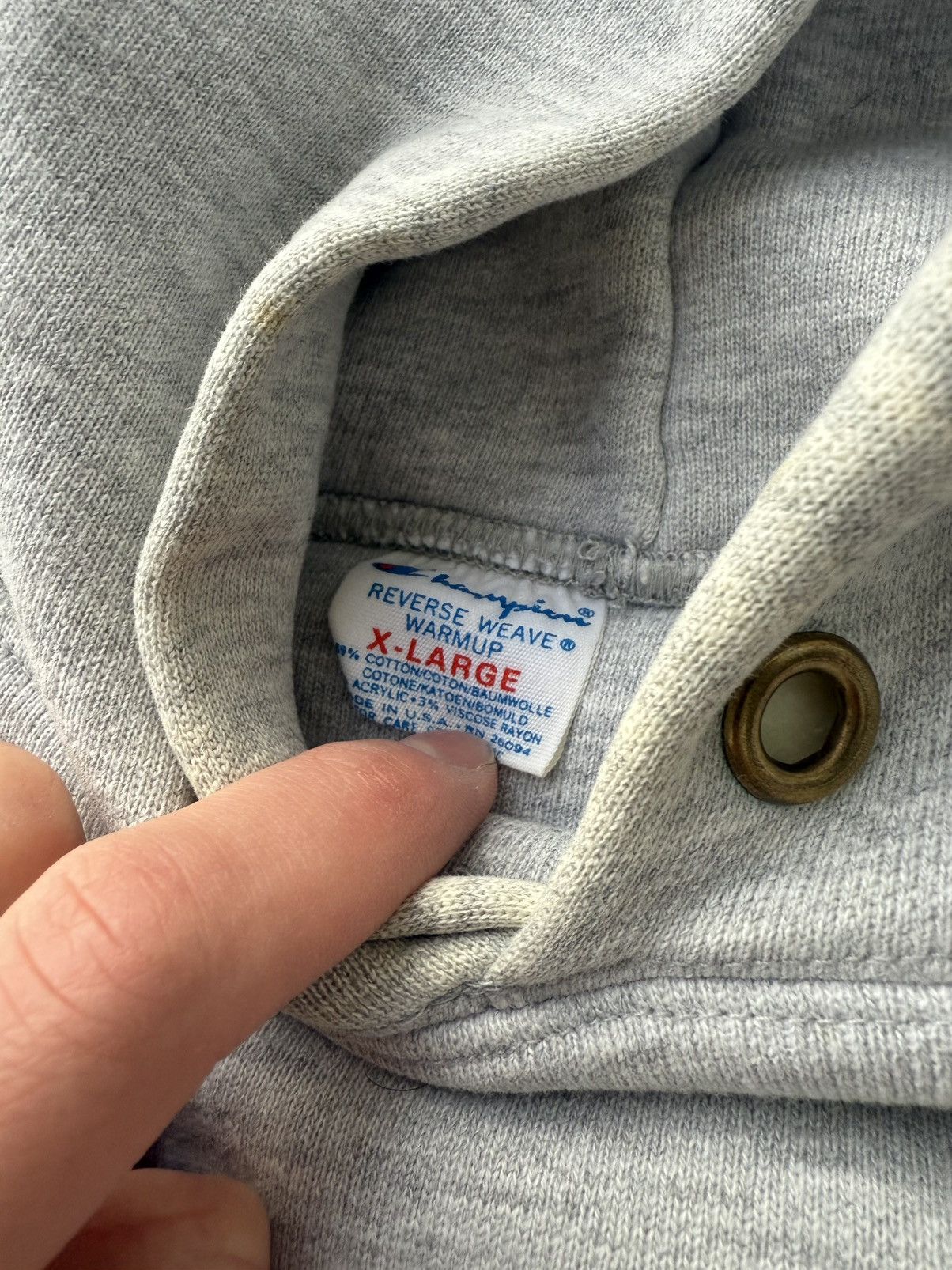 Champion 80s Champion Double Face hoodie Size US XL / EU 56 / 4 - 5 Thumbnail