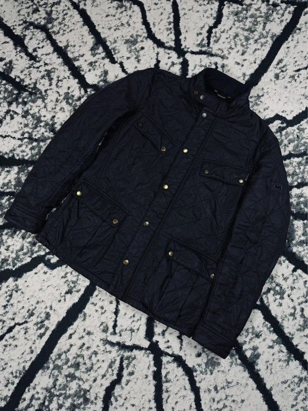 Barbour Barbour quilted jacket black M logo Size US M / EU 48-50 / 2 - 2 Thumbnail