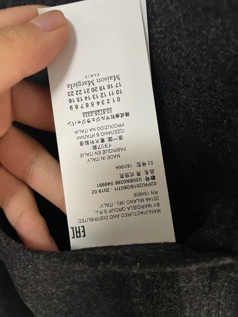 Maison Margiela Maison Margiela Double-breasted wool coat Size US L / EU 52-54 / 3 - 5 Thumbnail