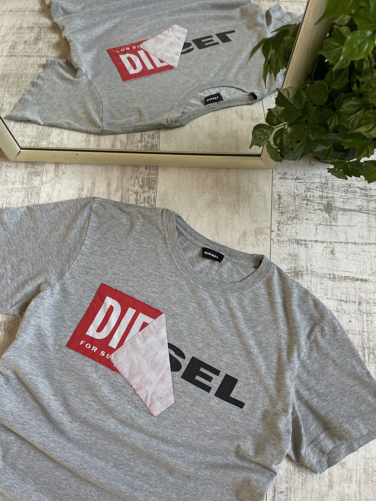 Diesel × Japanese Brand Diesel Y2K Big Logo T-Shirt Avantgarde Hype RARE Size US M / EU 48-50 / 2 - 3 Thumbnail