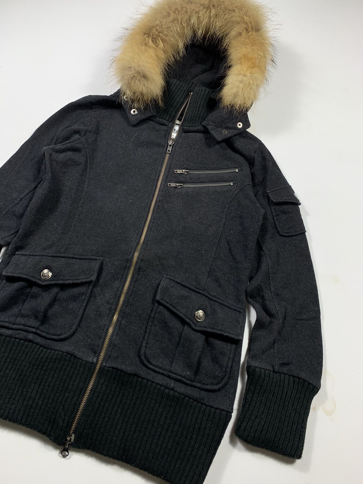 Hysteric Glamour Crazy Faux Fur Back Number Gothic Bondage Hoodie lgb style Size US L / EU 52-54 / 3 - 2 Thumbnail
