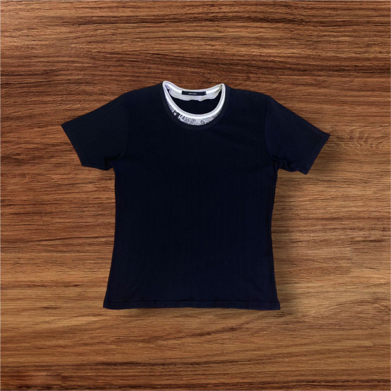 Japanese Brand Vintage Y2k Japanese Brand Metal system Double layer T-Shirt Size US S / EU 44-46 / 1 - 1 Thumbnail