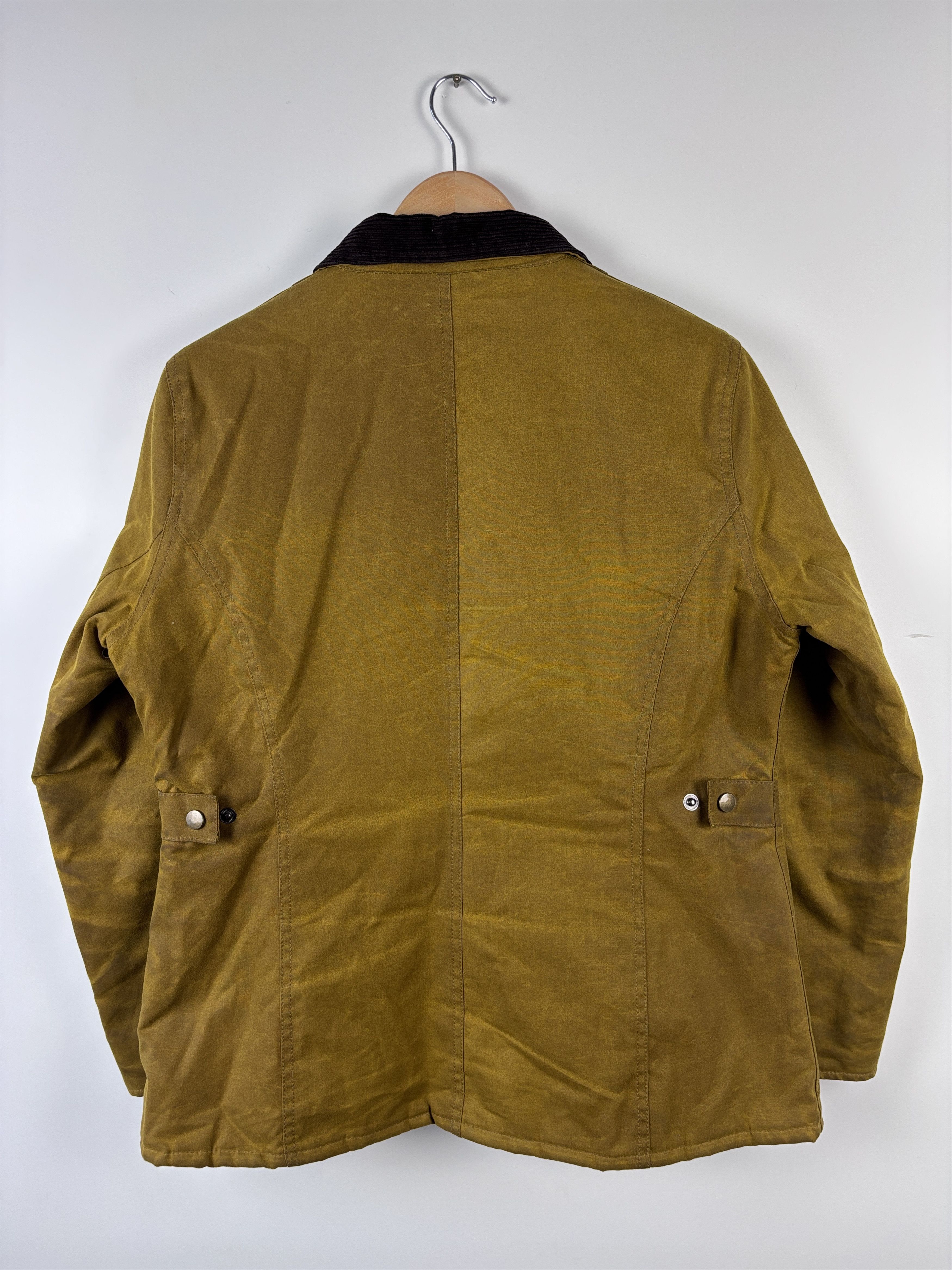 Womens John Partridge Wax Jacket Yellow Size 12