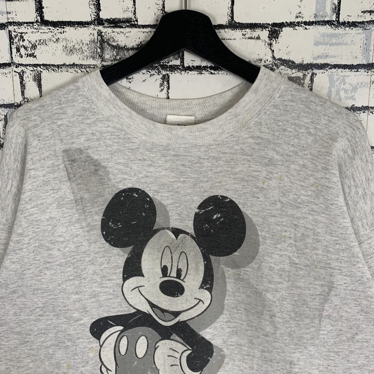 Disney × Mickey Mouse × Vintage 90s Disney Mickey Mouse Sweatshirt Size US L / EU 52-54 / 3 - 3 Thumbnail
