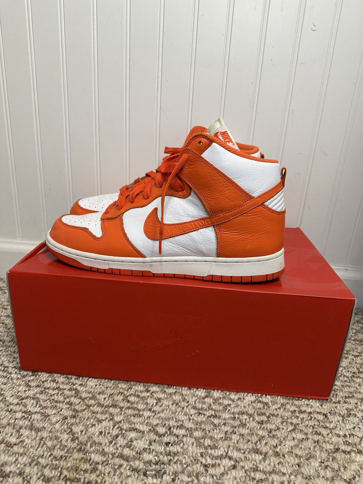 Nike × Vintage Nike Syracuse Dunks QS 2012 Sz 11 Size US 11 / EU 44 - 1 Thumbnail
