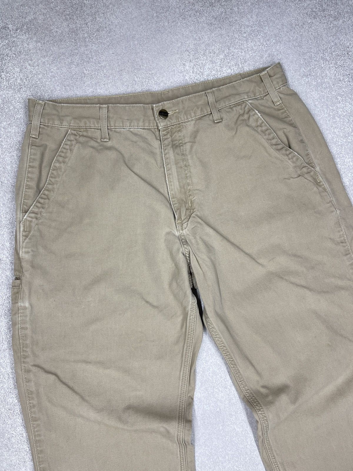 Carhartt Vintage Carhartt WIP Canvas Pants Relaxed Fit Beige Y2K Size US 36 / EU 52 - 9 Thumbnail