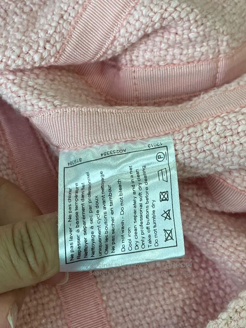 Chanel Chanel Seoul series pink tweed pearl buckle jacket Size XS / US 0-2 / IT 36-38 - 9 Thumbnail
