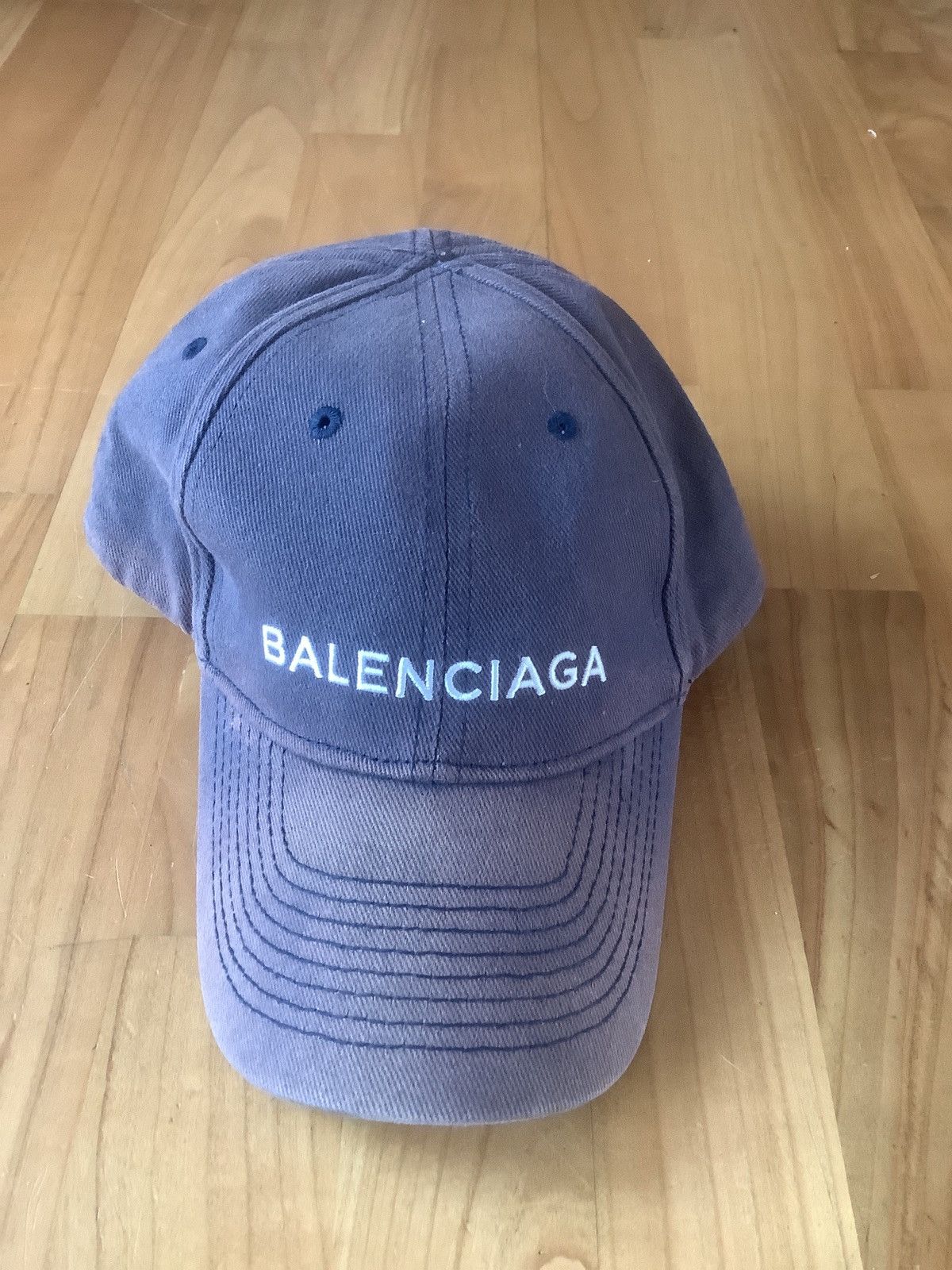 image of Balenciaga Dad Hat in Blue, Men's