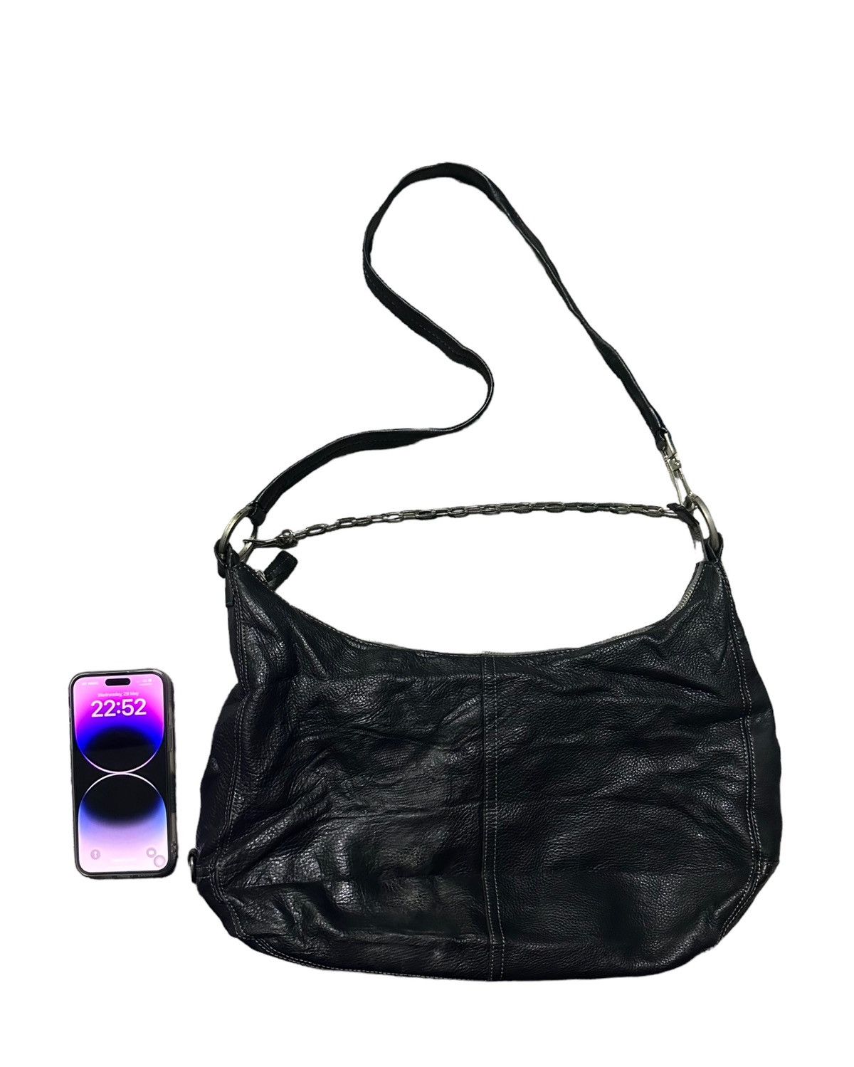 Designer Ined by Yohji Yamamoto leather shoulder bag Size ONE SIZE - 2 Thumbnail