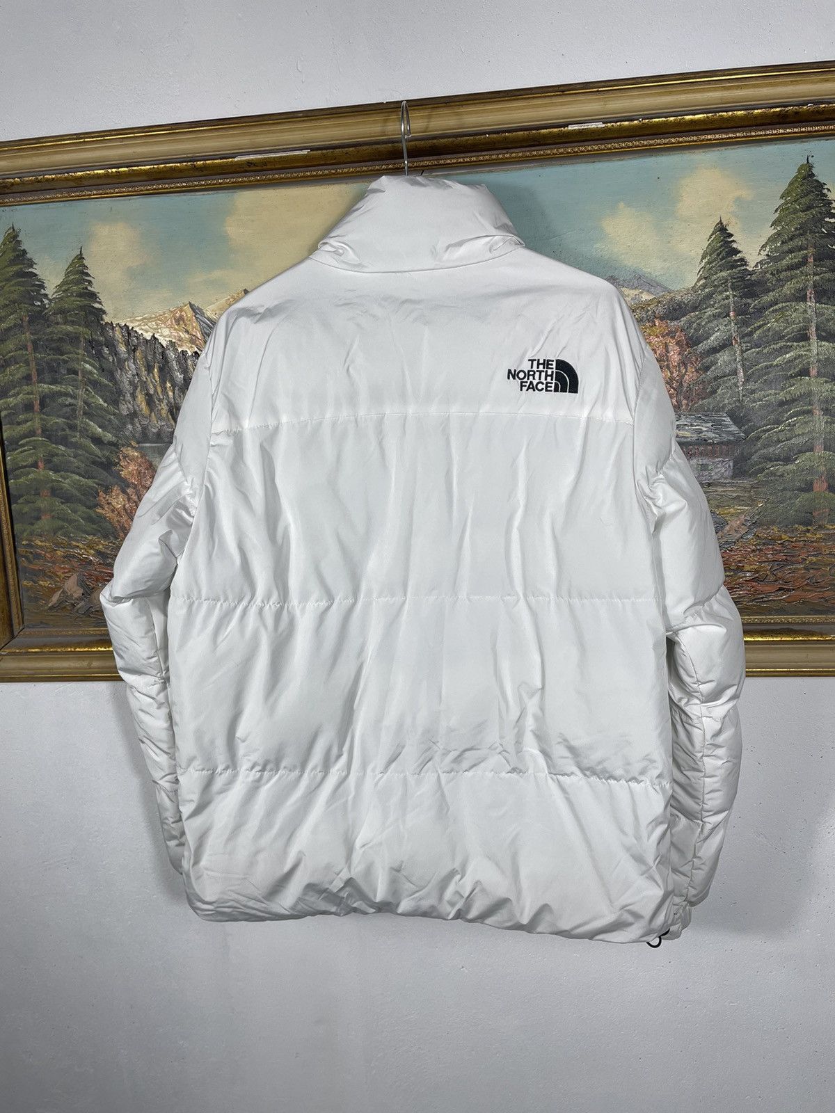 The North Face × Vintage White TNF Retro 00s Jacket Travis Scott Kylie Jenner Vibe Size US M / EU 48-50 / 2 - 8 Thumbnail