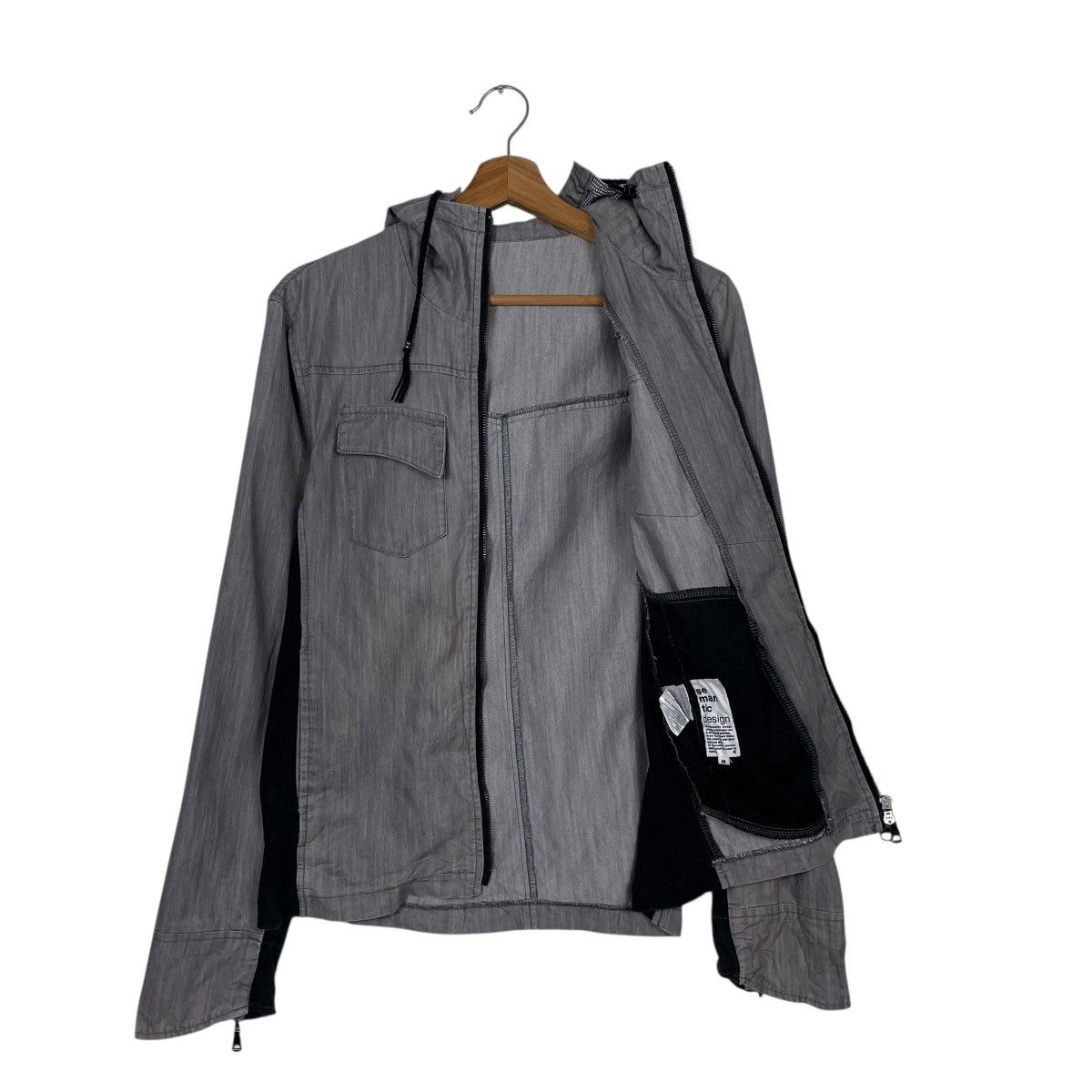 semanticdesign Semantic Design Hooded Zipper Jacket Size US S / EU 44-46 / 1 - 10 Thumbnail
