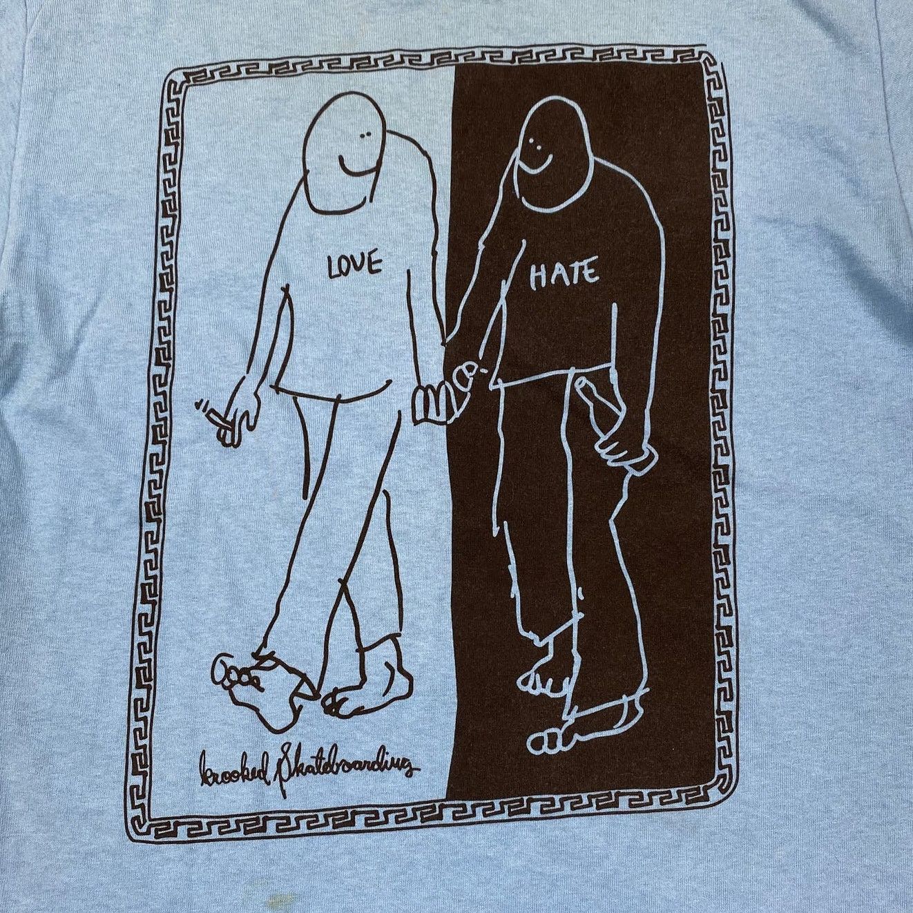 Krooked Krooked Skateboarding Love Hat T Shirt Men's S Size US S / EU 44-46 / 1 - 3 Thumbnail