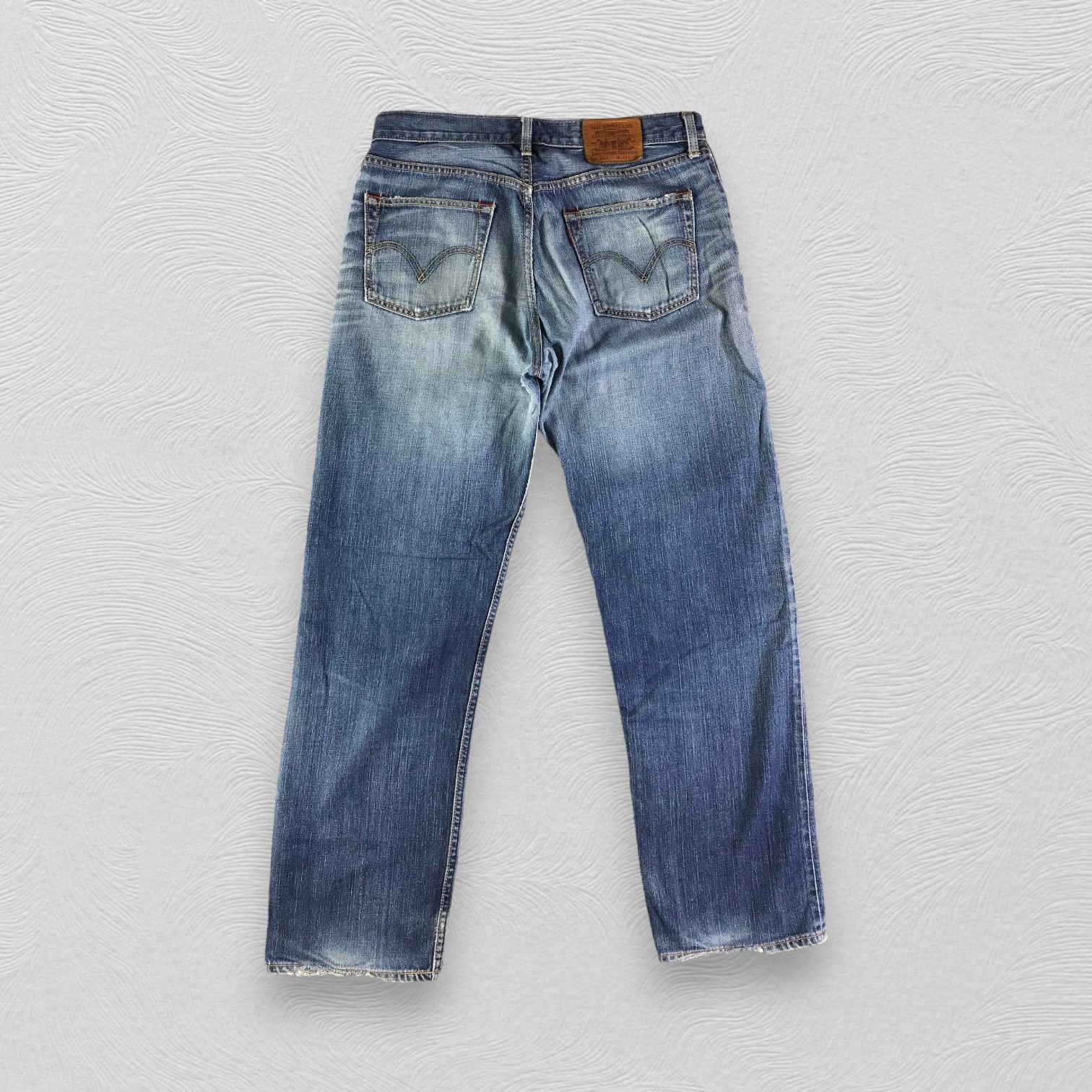 Levi's Vintage Levis Jeans 703 Distressed Denim KJ2555 Size US 34 / EU 50 - 2 Thumbnail