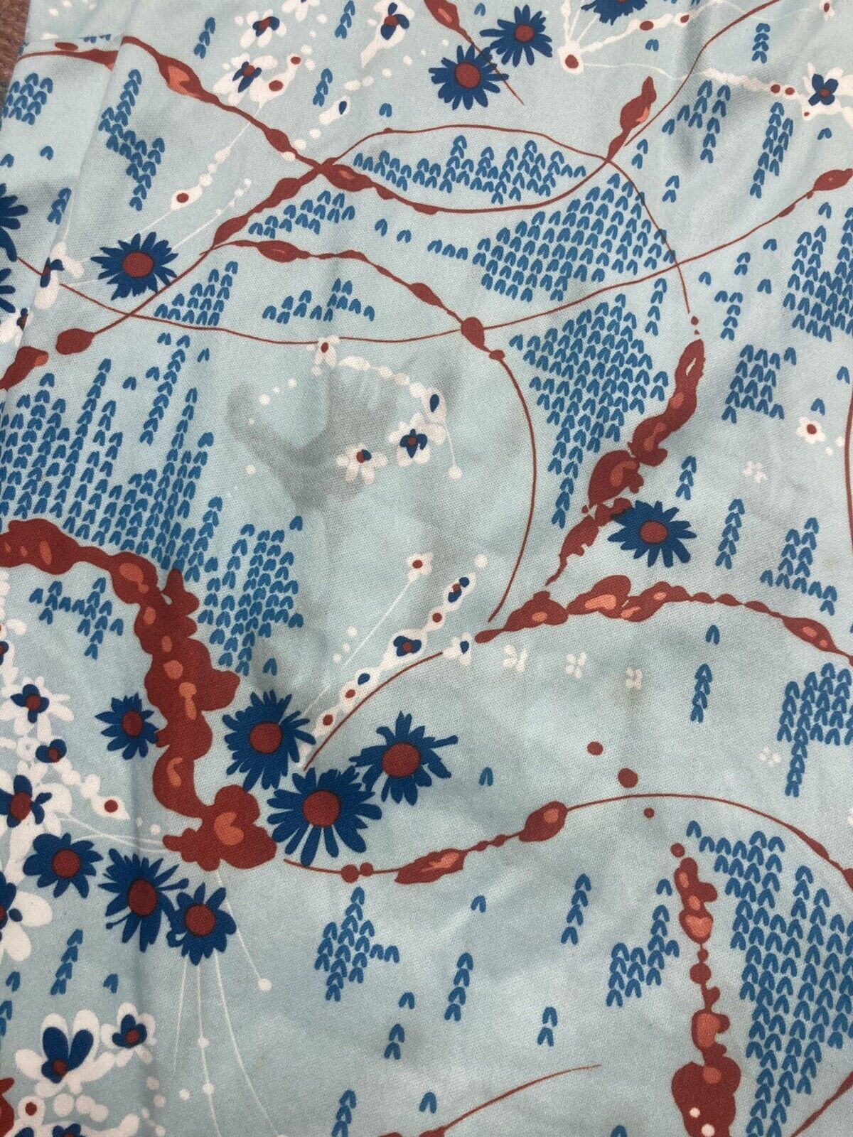 Sears × Vintage 70s sears disco shirt polyester dagger flowers women’s 40 Size L / US 10 / IT 46 - 3 Thumbnail