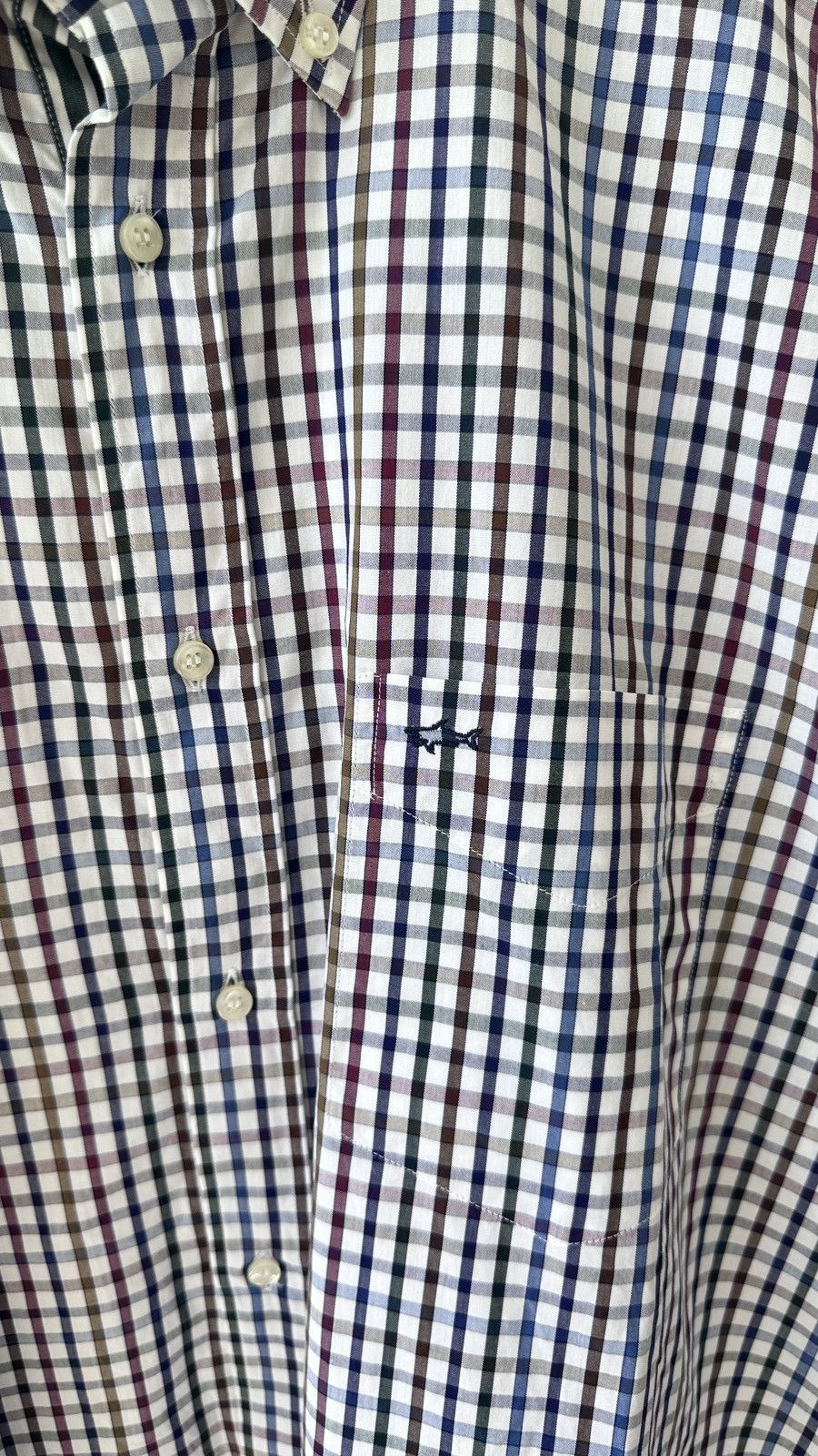 Paul & Shark Paul & Shark Yachting Shirt Check Button Down Made in Italy Size US XL / EU 56 / 4 - 7 Thumbnail