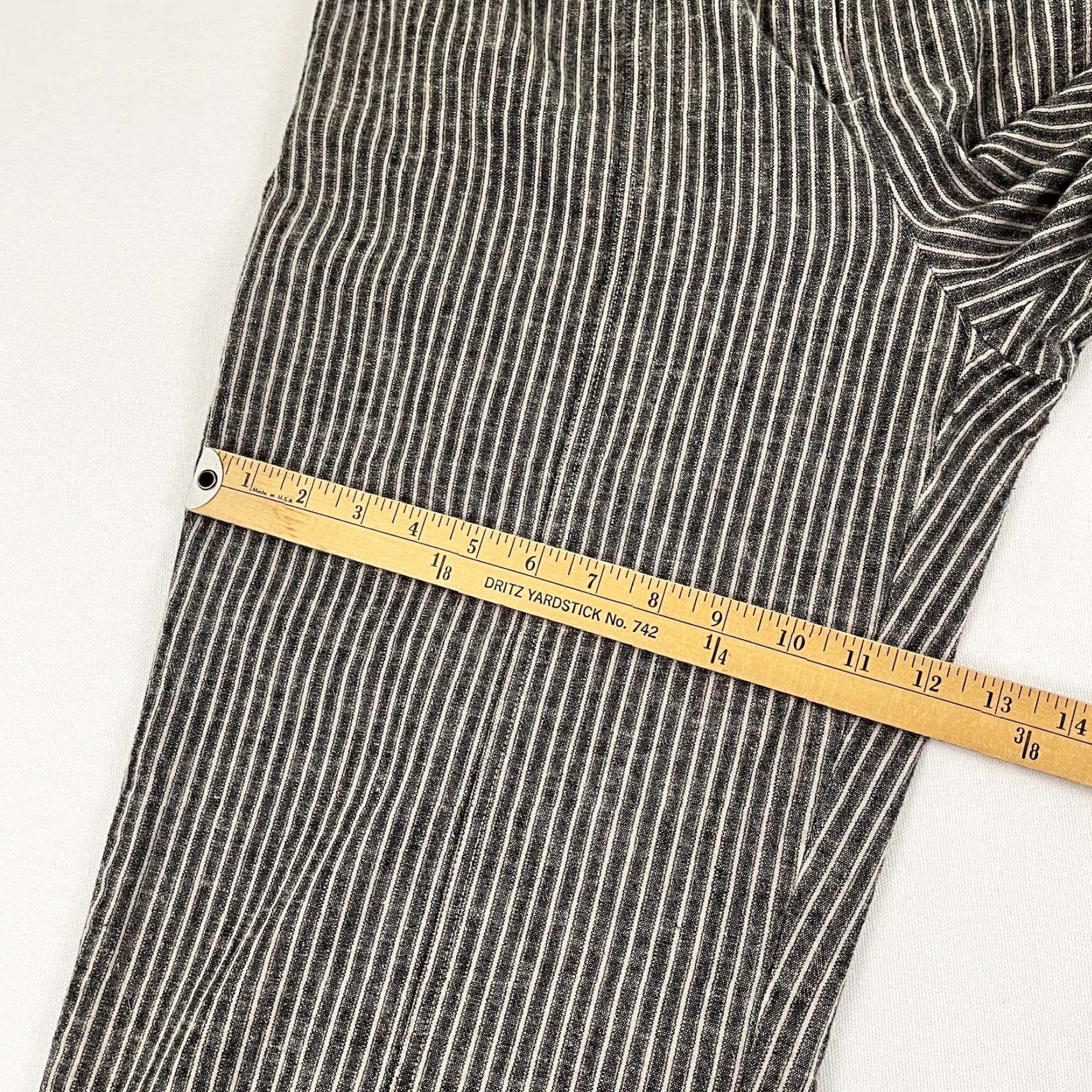 Vintage Sundance Andover Pants Women Sz 16 W36 L30 Gray Linen Blend Wide-Leg Career Work Shirt? Size 38" / US 16 / IT 52 - 7 Thumbnail