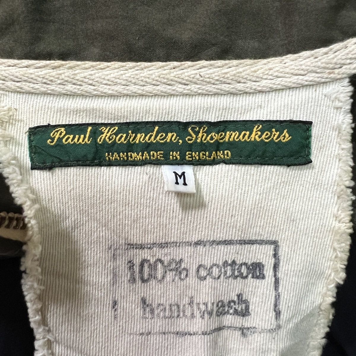 Paul Harnden Shoemakers 🔥 Paul Harnden Shoemakers Green Military Ventile Cagoule Size US M / EU 48-50 / 2 - 17 Thumbnail